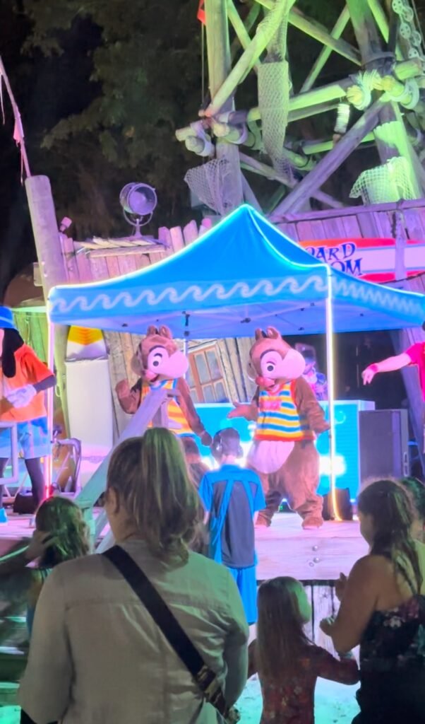 Characters at H2O Glow Nights at Disney's Typhoon Lagoon